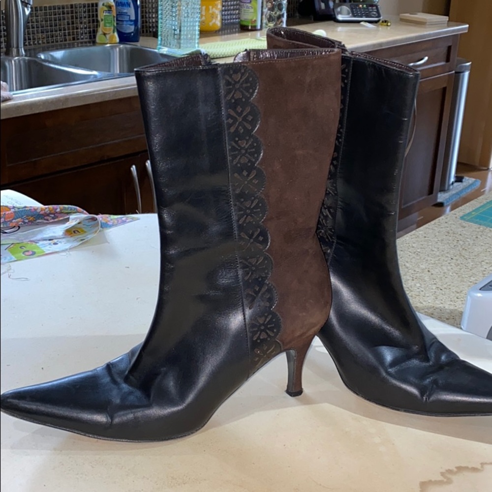 Cole Haan Suede & Leather Boots